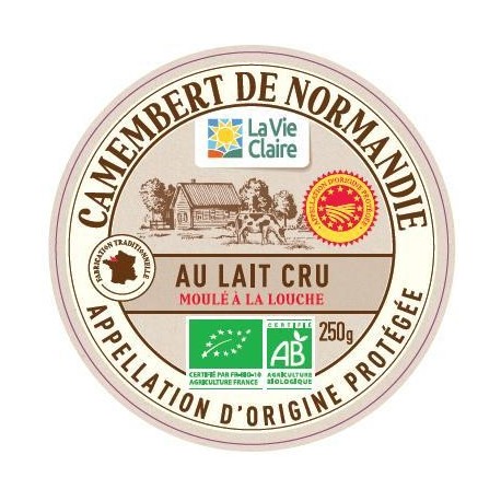 CAMEMBERT LAIT CRU 250 G