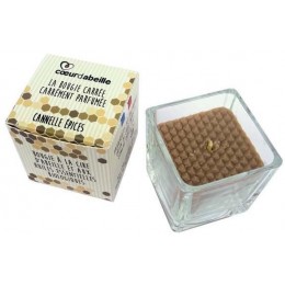BOUGIE CARRE CANNELLE EPICES