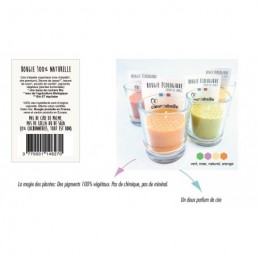 BOUGIES RONDES VOTIVE COULEUR
