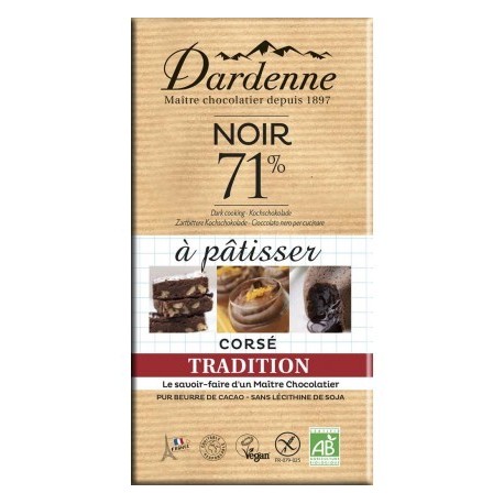 CHOCOLAT PATISSIER 71% 200G