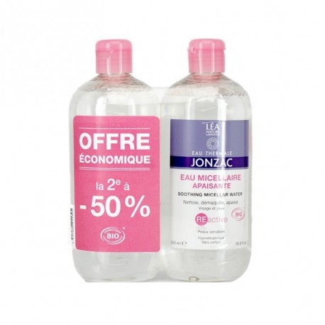 LOT EAU MICELLAIRE APAISANT X2