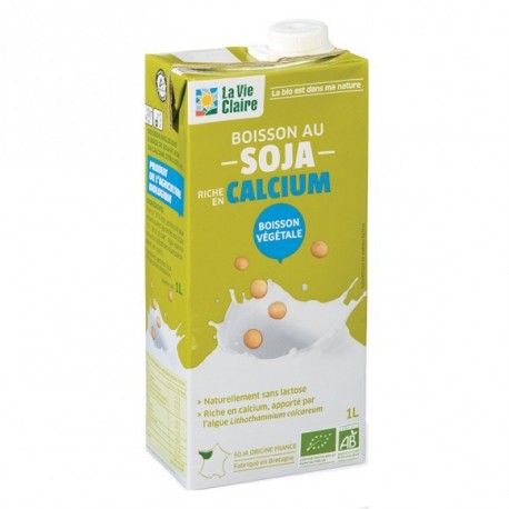 BOISSON SOJA CALCIUM 1L