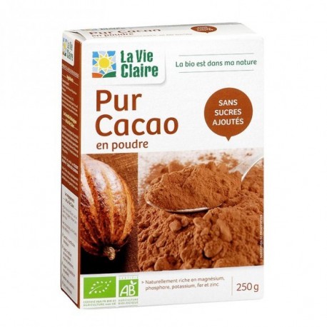 Poudre de cacao maigre sans sucre