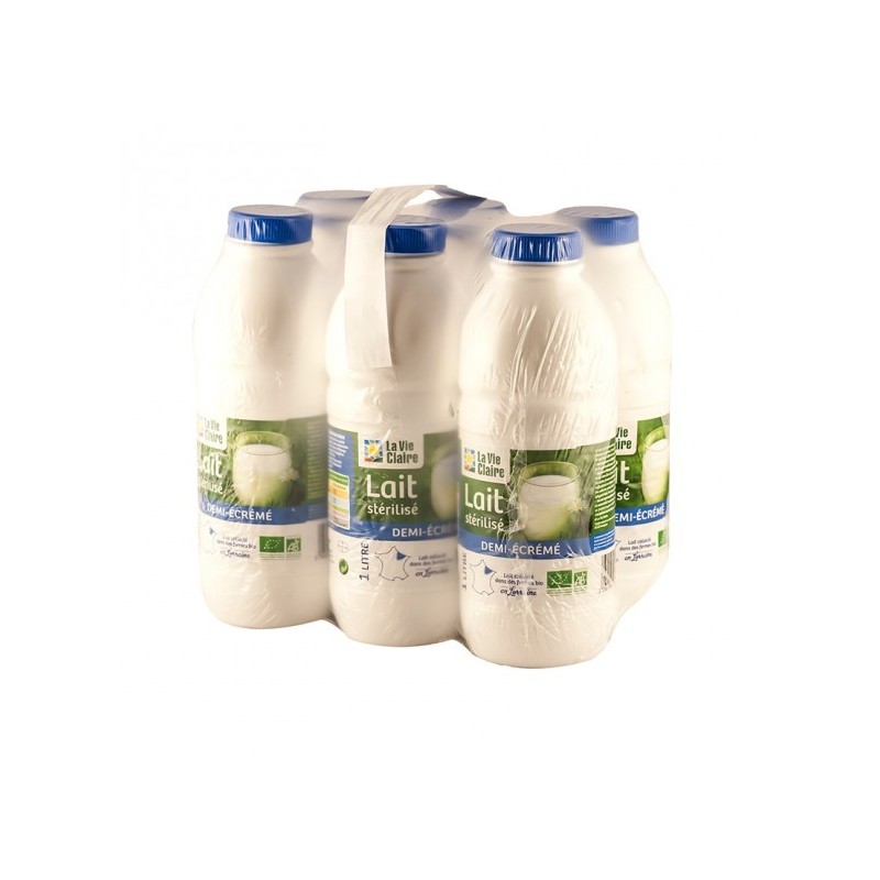 Lait Demi Ecreme 1 L Drive La Vie Claire Saintes