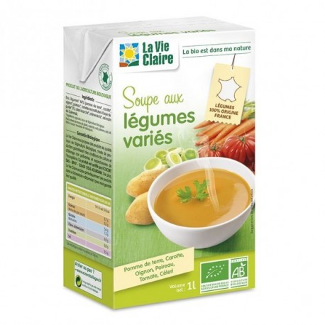 Soupe Legumes Varies Tetra 1l Drive La Vie Claire Saintes