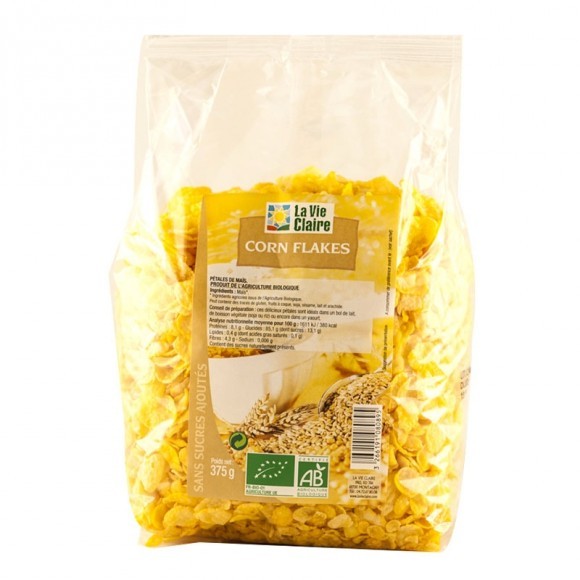 Corn flakes sans sucres ajoutés - Terres et Céréales - 450 g