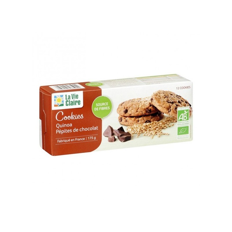 Biscuits Fourrés au chocolat noir et pépites de chocolat bio & vegan - 175  g