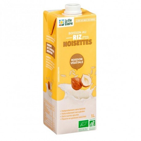 BOISSON RIZ NOISETTE 1L