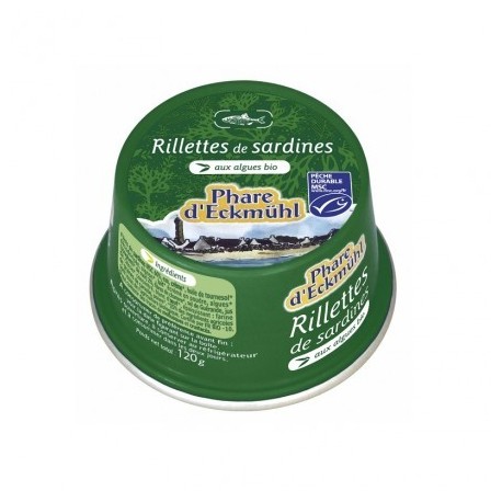 RILLETTES SARDINES ALGUES 120G