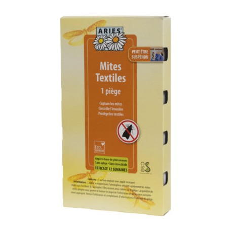 Piège anti-mites textiles 20x11x2cm mitbox ARIES