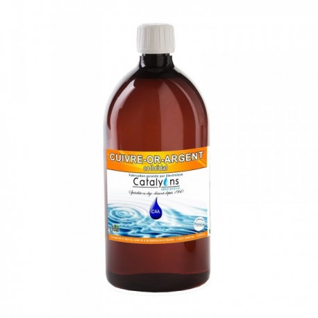 CUIVRE OR ARGENT COLLOIDAL 1 LITRE