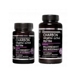 CHARBON VEGETAL ACTIVE + MYRTILLE X 60