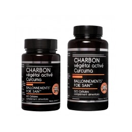 CHARBON VEGETAL ACTIVE + CURCUMA X 60