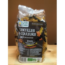 LOT DE 3 LENTILLES VERTES