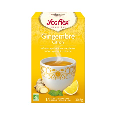 YOGI TEA GINGEMBRE CITRON