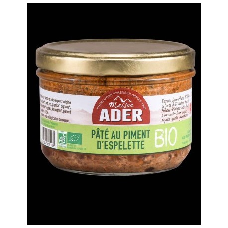 PATE AU PIMENT D'ESPELETTE BIO