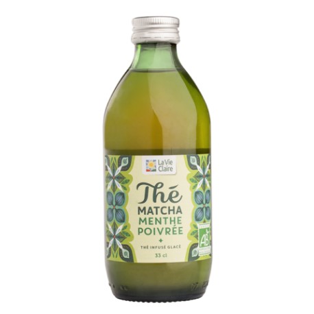 Boisson Menthe et Thé vert matcha 33cl - Mé-Mé 