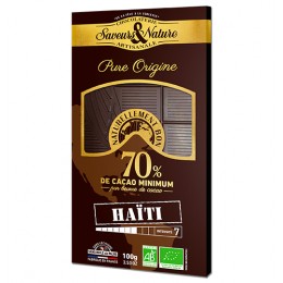 TAB CHOC NOIR 70% HAITI