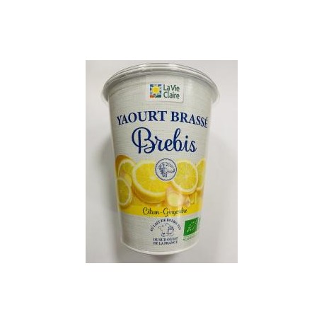 YAOURT BREBIS CITRON GING 400G