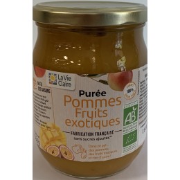 PUREE POMMES FRUITS EXOT 560G