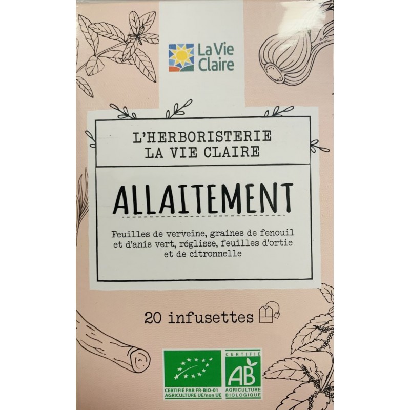 INFUSION ALLAITEMENT - DRIVE : La Vie Claire Saintes