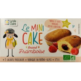 MINI CAKE BIO FOURRE FRAMBOISE