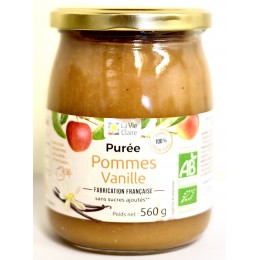 PUREE POMME FR VANILLE 560G