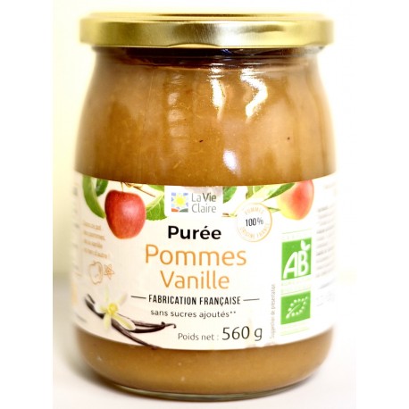 PUREE POMME FR VANILLE 560G