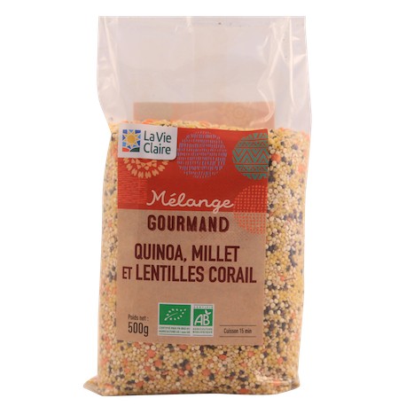 MEL QUINOA MILLET LENTILL 500G