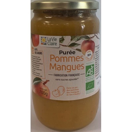 PUREE DE POMME MANGUE 700G