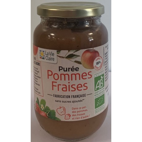 PUREE DE POMME FRAISE 370G