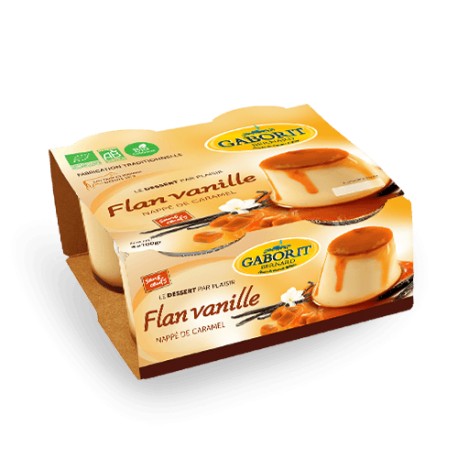 FLAN VANILLE NAPPE CARAMEL