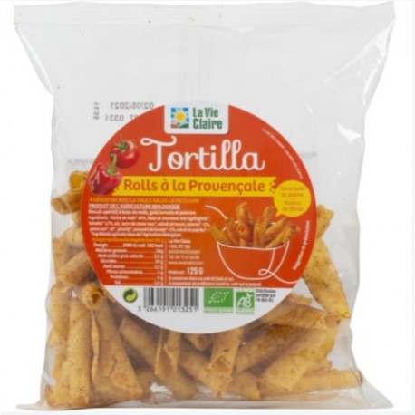 TORTILLA ROLLS CHIPS 125G