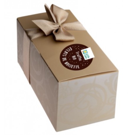Ballotin Truffes au Chocolat de Noël 175g - Authentique Gourmandise de Fin  d'Année