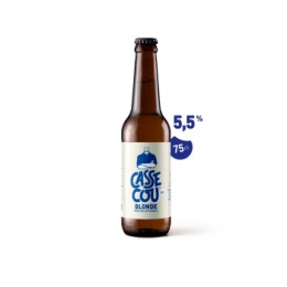 BIERE BLONDE 75 CL CASSE COU