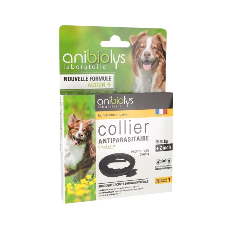 COLLIER ANTIPARASITAIRE CHIEN