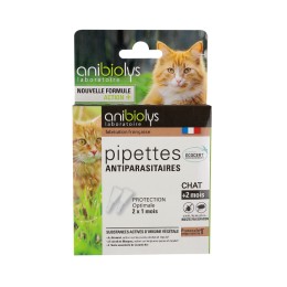 PIPETTES ANTIPARASITAIRE CHAT