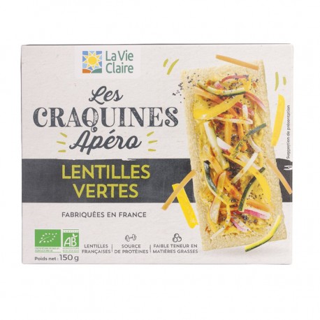 TARTINES CRAQ. LENTILLES VERT.