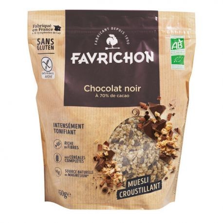 MUESLI CROUSTILLANT CHOC NOIR S/GLUTEN