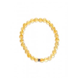 BRACELET CITRINE 6MM