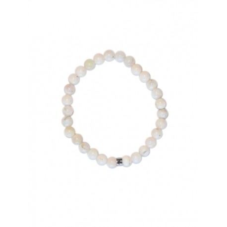 BRACELET PIERRE DE LUNE 6MM