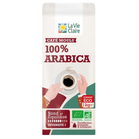 CAFE PUR ARABICA MOULU 1KG