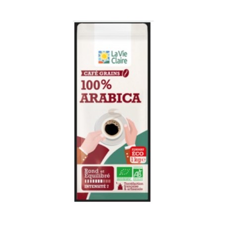 CAFE PUR ARABICA GRAIN 1KG