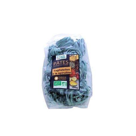 TAGLIATELLES A LA SPIRULINE