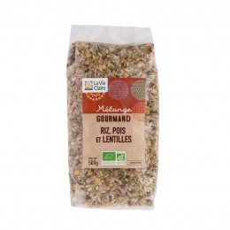 MELANGE RIZ POIS LENTILLE 500G