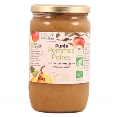 PUREE DE POMME POIRE 700G