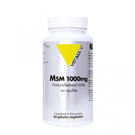 MSM 1000MG 60 GELULES