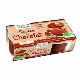 Mousse au chocolat Bio 100g