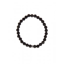 BRACELET OBSIDIENNE NOIRE 6MM