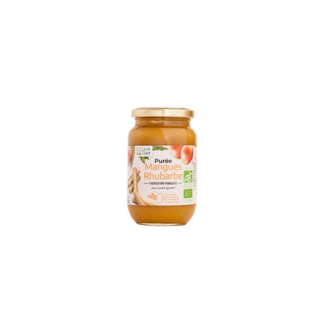 PUREE DE MANGUE RHUBARBE 370G